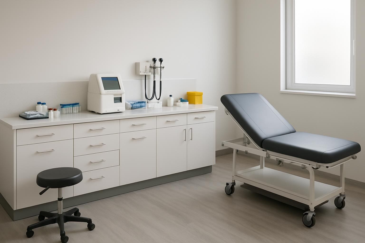 Medisch testapparaat in een gezondheidscentrum